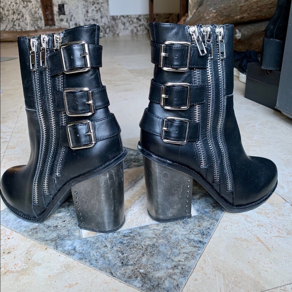 Bloomingdales Leather Boots New